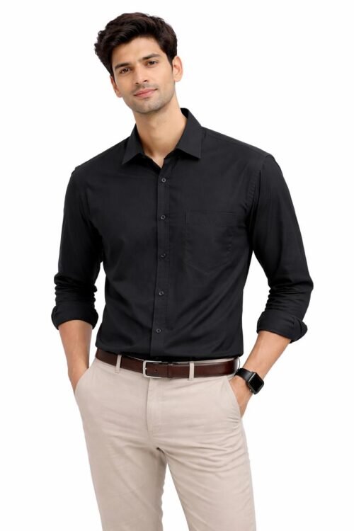 SLEEK BLACK SHIRT